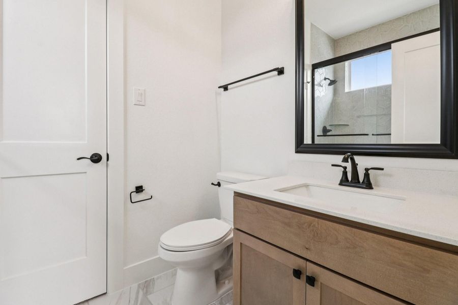 Furnished interior view inside a new home in The Highlands, Porter (Image 7).