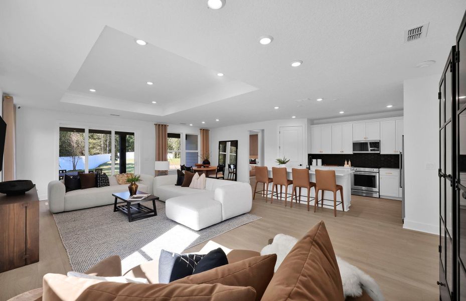 Representative furnished interior of a home built from the Mystique by Pulte Homes in Lakeview Estates, Palm Coast (Image 11).