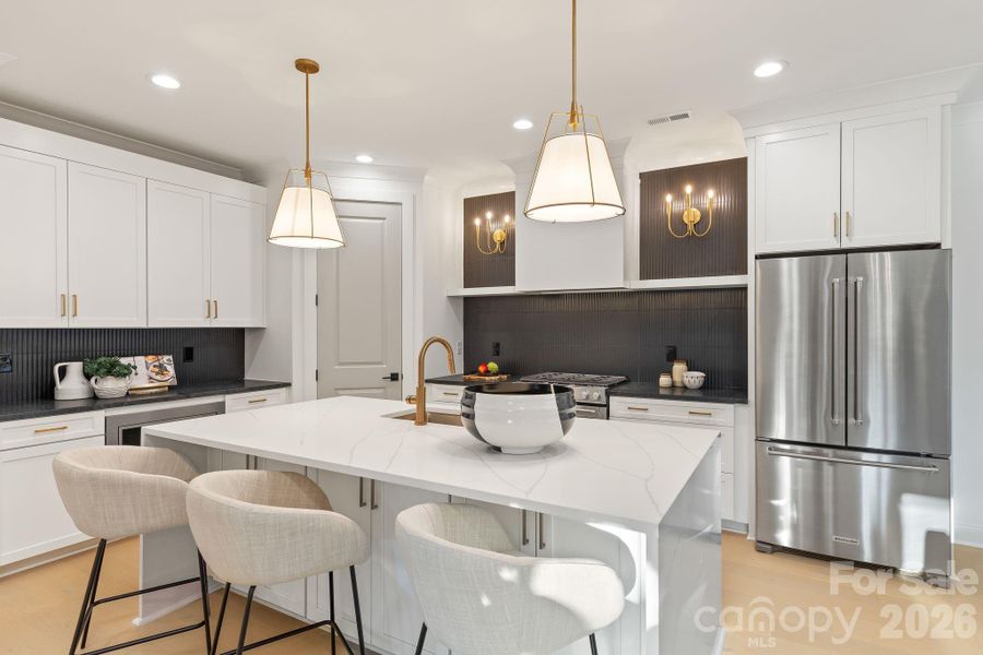 Furnished interior view inside a new home in , Charlotte (Image 6).