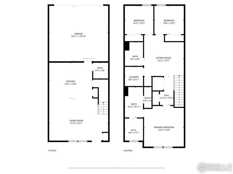 2D floor plan layout of this home in , Windsor, CO (Image 4).