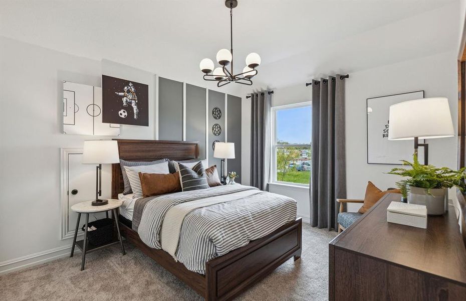 *Model representation. Some features and options may differ - Spacious secondary bedroom with large window *Model representation. Some features and options may differ - Spacious secondary bedroom with large window