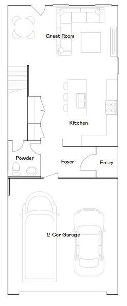 2D floor plan layout of this home in Sierra Vista, Rosharon, TX (Image 2). 2D floor plan layout of this home in Sierra Vista, Rosharon, TX (Image 2).