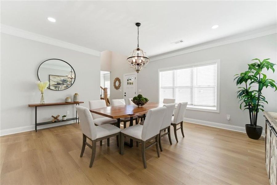 Furnished interior view inside a new home in , Atlanta (Image 28). Furnished interior view inside a new home in , Atlanta (Image 28).