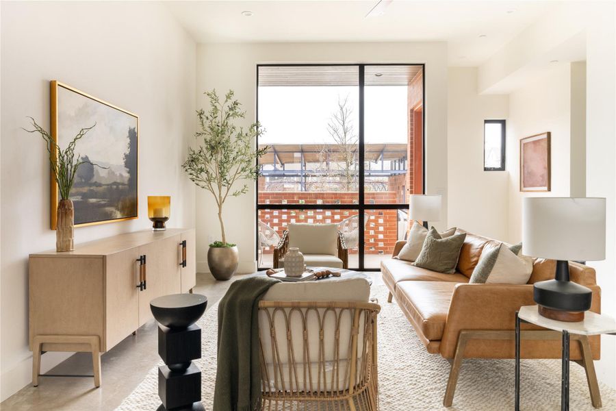 Furnished interior view inside a new home in , Austin (Image 6).