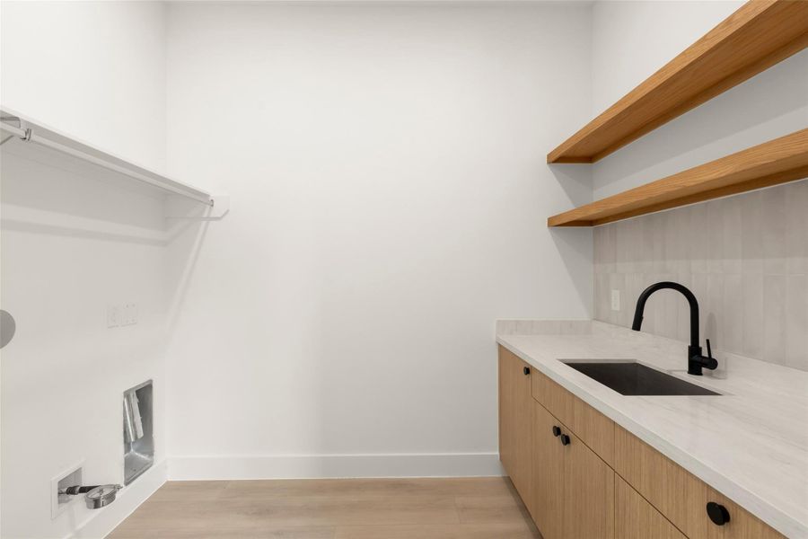 Close-up of interior finishes inside a home in , Houston (Image 17).