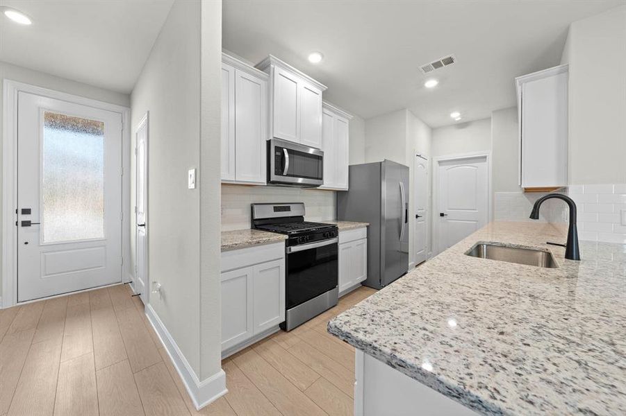 Furnished interior view inside a new home in Princeton Heights, Princeton (Image 3).