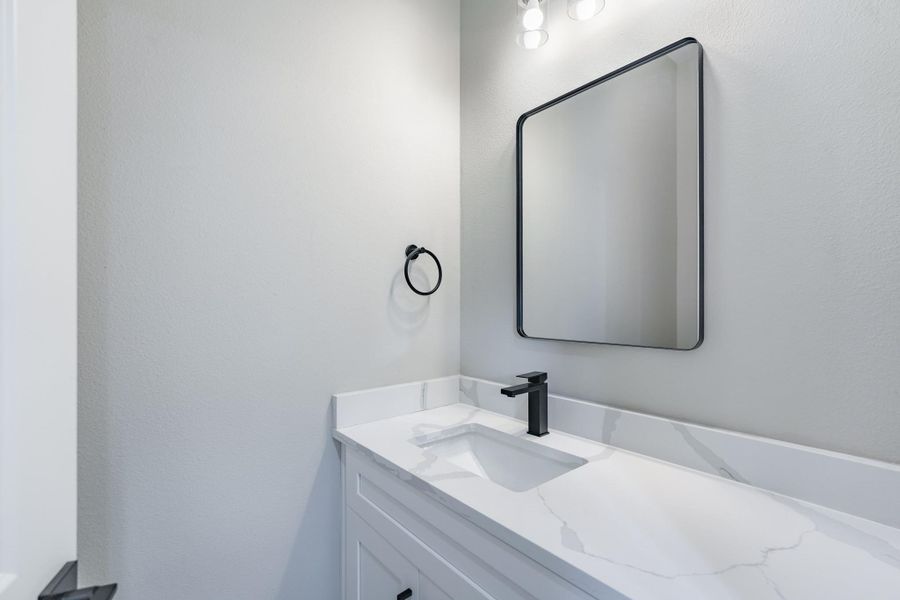 Plenty of cabinet space  in all the baths