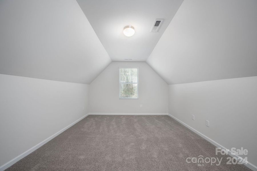 Large Bonus Room with Storage Closets