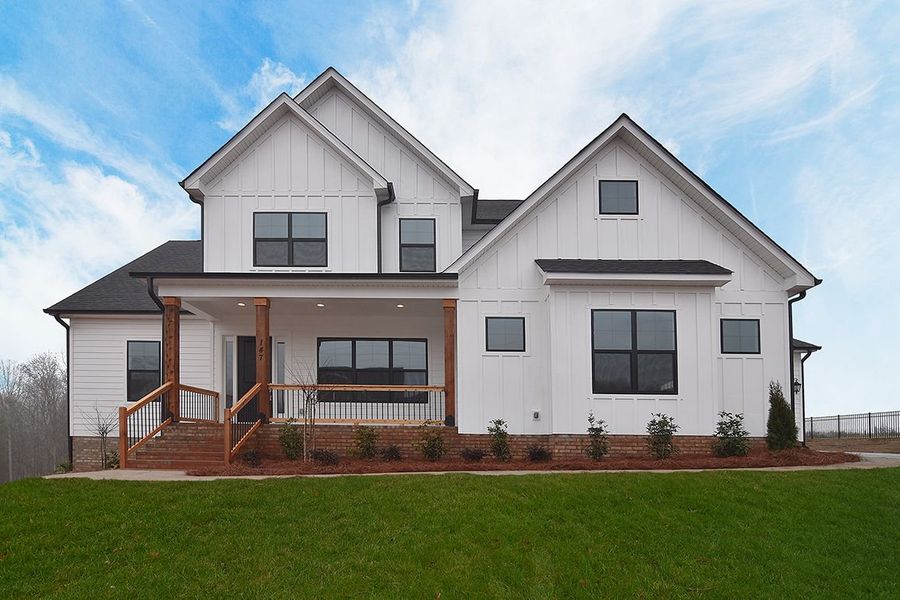 Representative exterior photo of a completed home built from the Davidson by Greybrook Homes in Harbor Watch, Statesville, NC (Image 19).