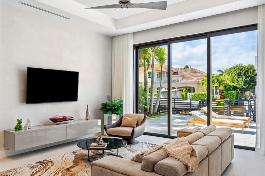 Furnished interior view inside a new home in , Boca Raton (Image 15). Furnished interior view inside a new home in , Boca Raton (Image 15).