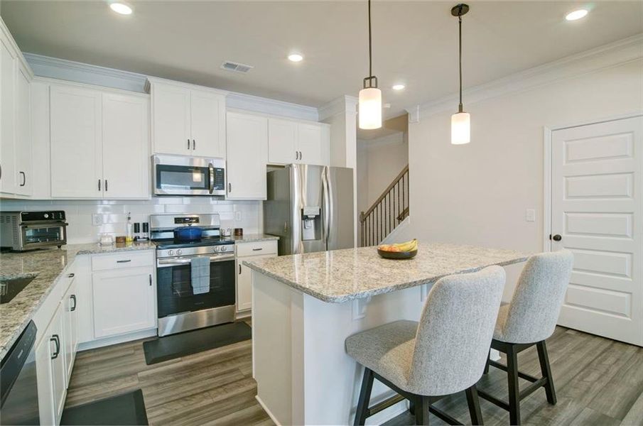 Furnished interior view inside a new home in Highland Crossing, Cartersville (Image 10).