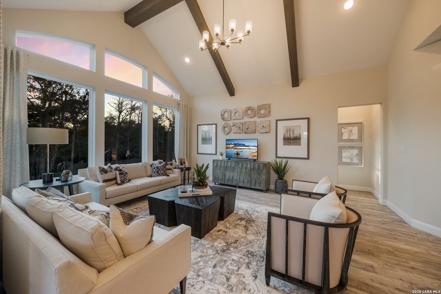 Furnished interior view inside a new home in Esperanza, Boerne (Image 22).