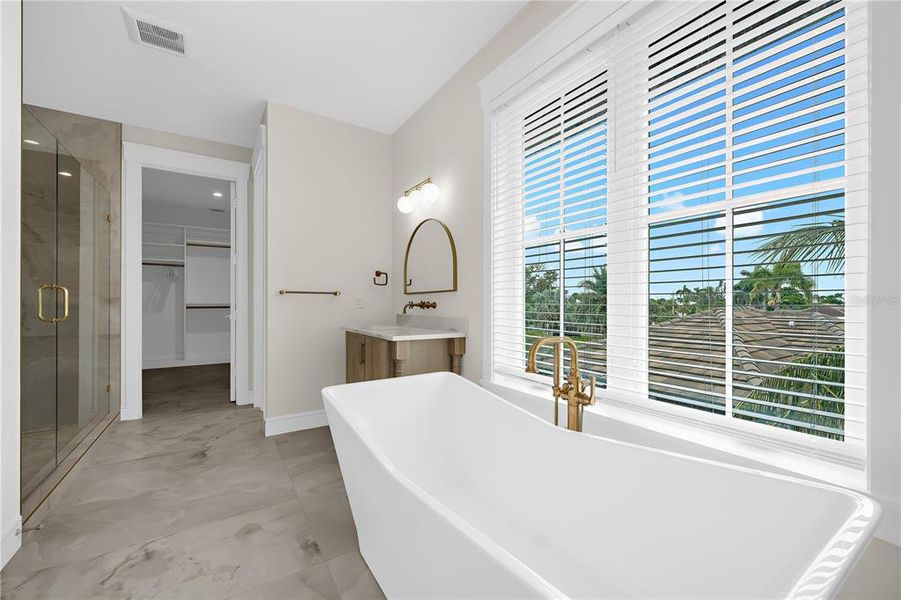 Furnished interior view inside a new home in , Sarasota (Image 46).