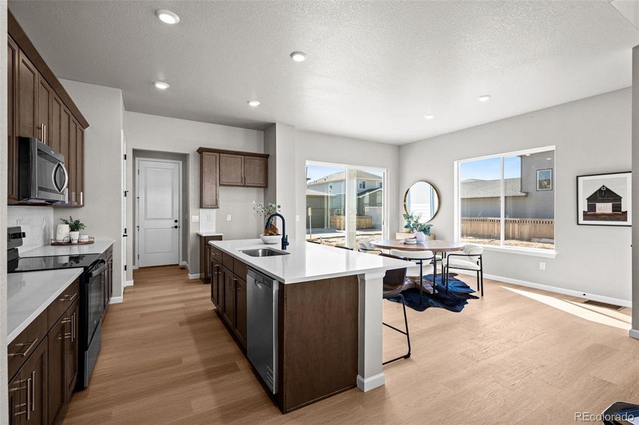 Furnished interior view inside a new home in Painted Prairie, Aurora (Image 29).