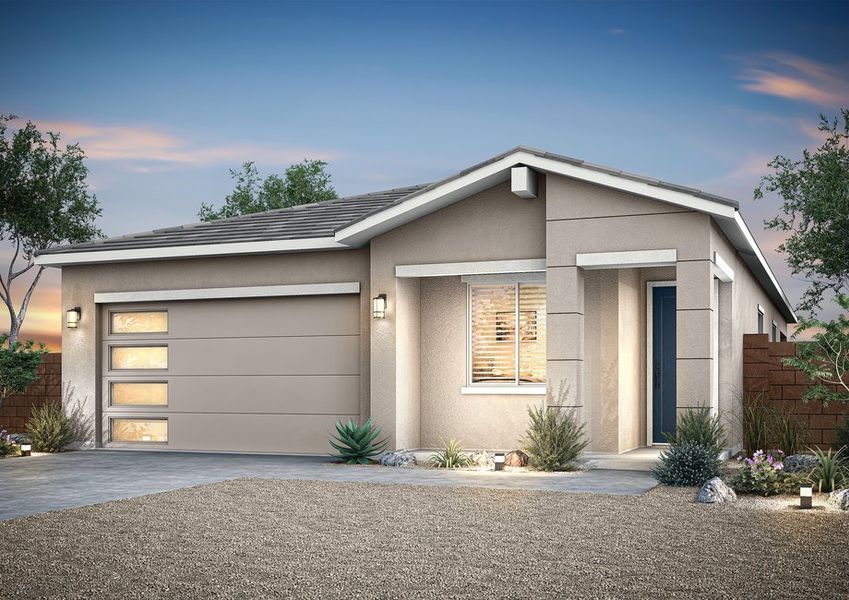 Representative exterior photo of a completed home built from the Payson by LGI Homes in Star Valley, Tucson, AZ (Image 16).