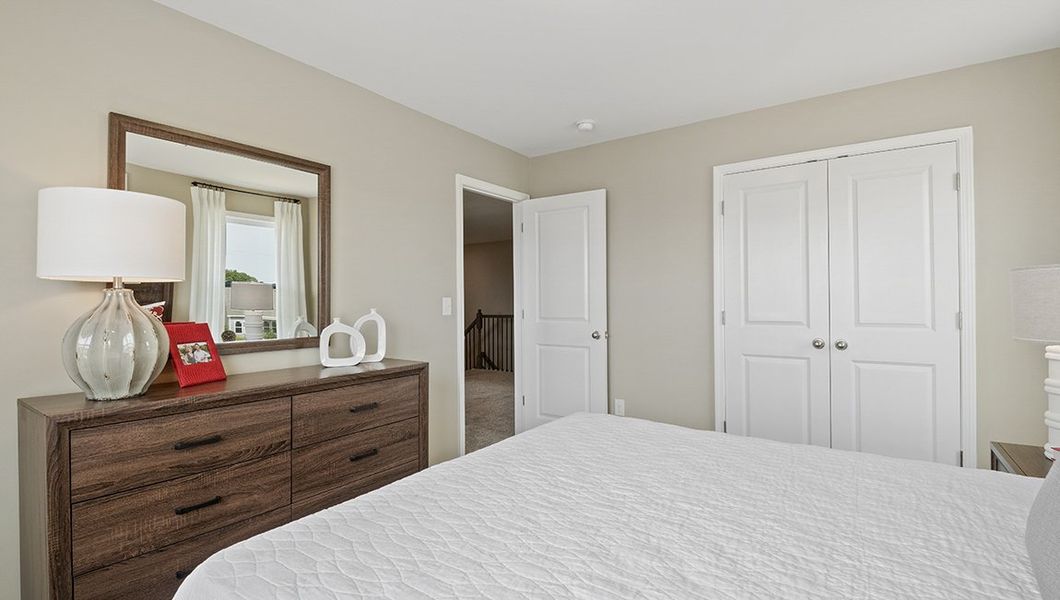 Representative furnished interior of a home built from the Windsor by D.R. Horton in Harrison Valley, Simpsonville (Image 25).