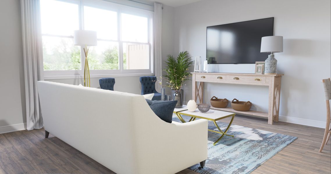 Furnished interior view inside a new home in Oxford Station, Gallatin (Image 4).