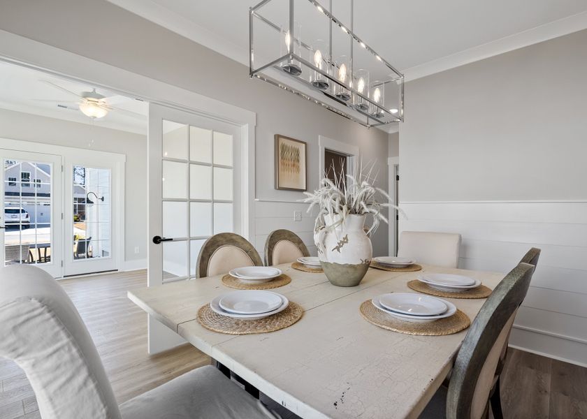 Representative furnished interior of a home built from the Wayside by Bill Clark Homes in The Sanctuary at Sunset Beach, Sunset Beach (Image 11).