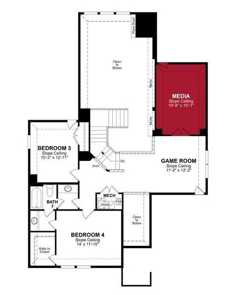 Beazer Homes Goodland Summerfield floorplan