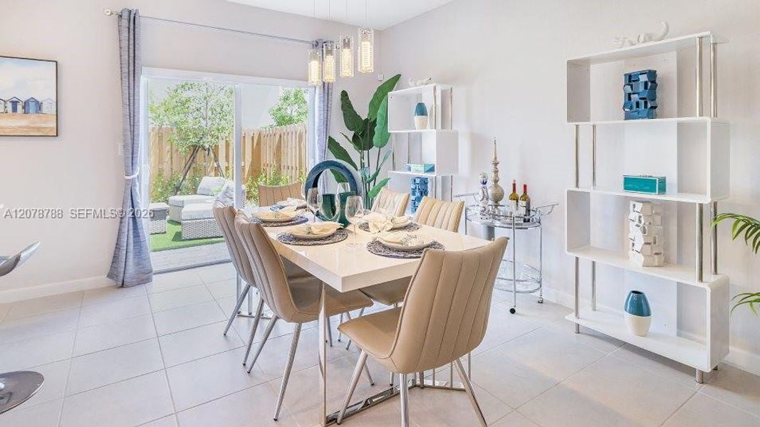 Furnished interior view inside a new home in Altamira, Homestead (Image 3).
