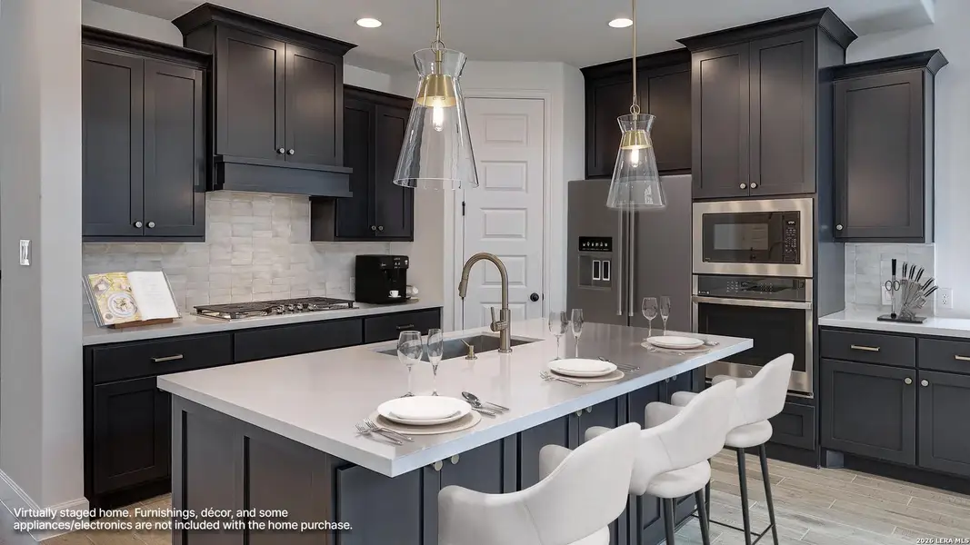 Furnished interior view inside a new home in Corley Farms, Boerne (Image 9).