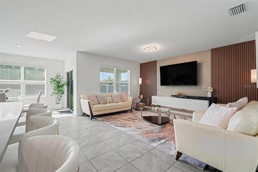 Furnished interior view inside a new home in Mirada, San Antonio (Image 20). Furnished interior view inside a new home in Mirada, San Antonio (Image 20).