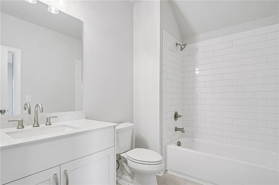 Furnished interior view inside a new home in Promenade at Sawnee Village, Cumming (Image 10).