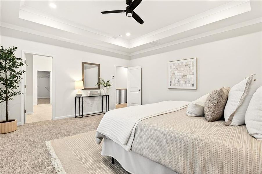 Furnished interior view inside a new home in River Rock, Ball Ground (Image 10).
