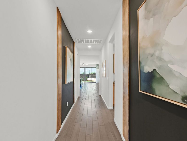 Representative unfurnished interior of a home built from the Copper by Mattamy Homes in Oasis At Rocking K, Vail (Image 20).