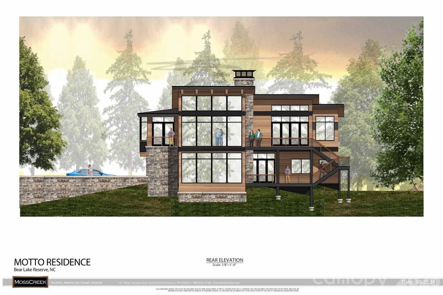 Exterior rendering of this home design in , Tuckasegee, NC (Image 4). Exterior rendering of this home design in , Tuckasegee, NC (Image 4).