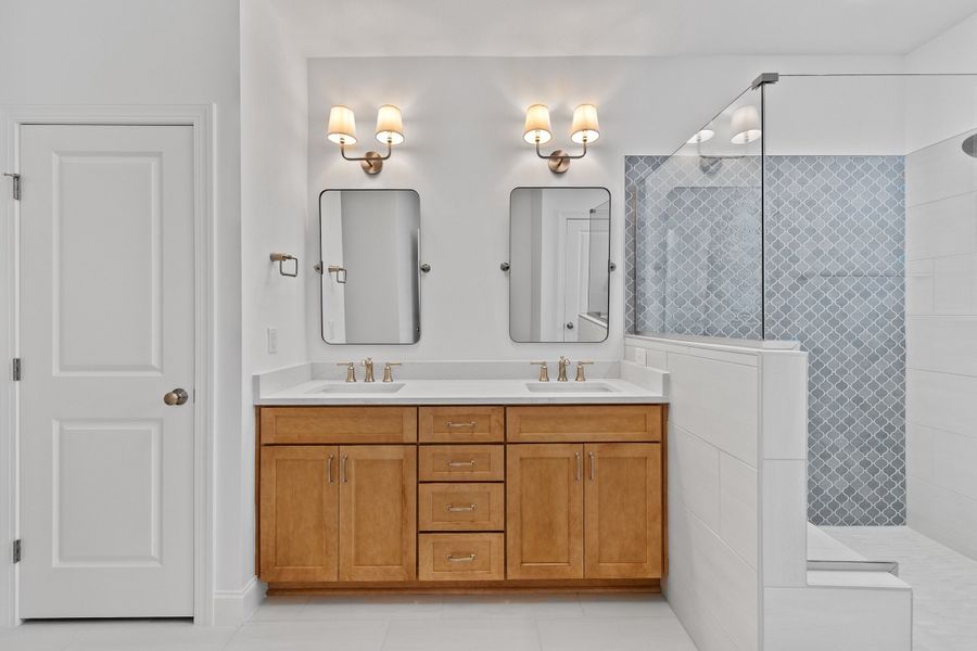 Representative furnished interior of a home built from the The Juniper by RobuckHomes in Kennebec Crossing, Angier (Image 15).