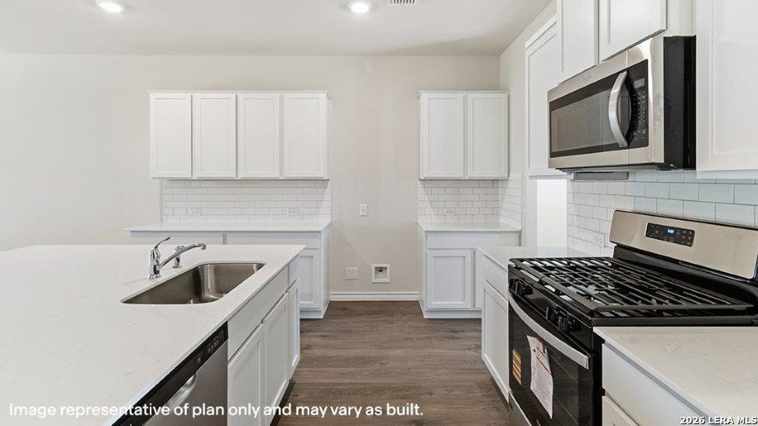 Furnished interior view inside a new home in Langdon, San Antonio (Image 9).