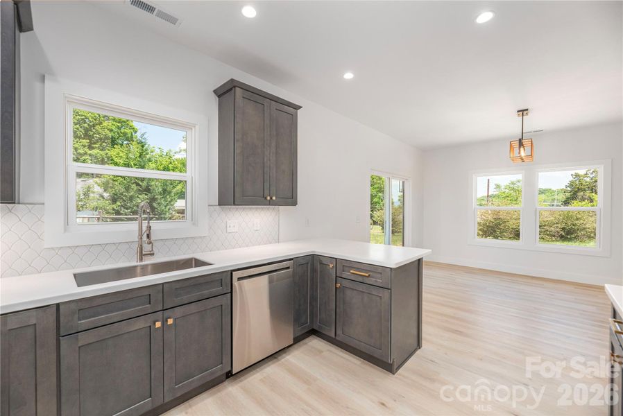 Furnished interior view inside a new home in , Candler (Image 6).