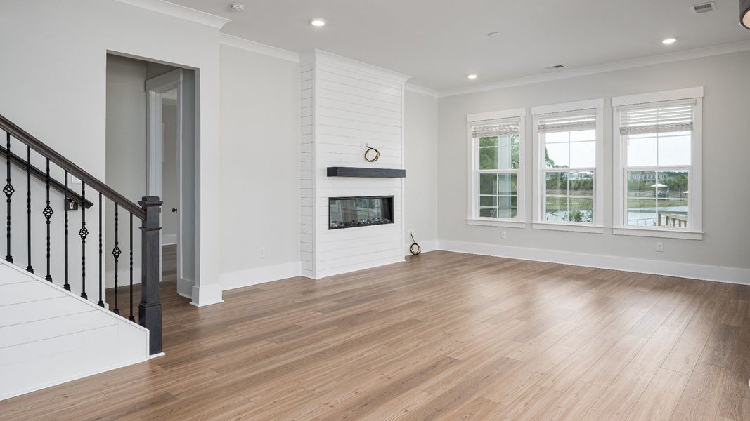 Representative furnished interior of a home built from the Lighthouse II by DRB Homes in Ballam Oaks, Mount Pleasant (Image 8).