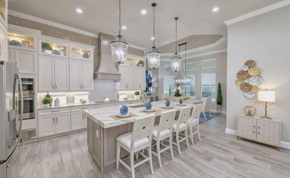 Furnished interior view inside a new home in The Reserve at Plantation Bay, Bunnell (Image 9). Furnished interior view inside a new home in The Reserve at Plantation Bay, Bunnell (Image 9).