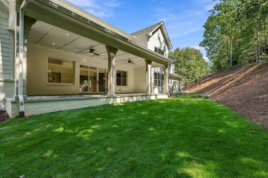 Exterior details and patio area of a home in , Roswell (Image 34).