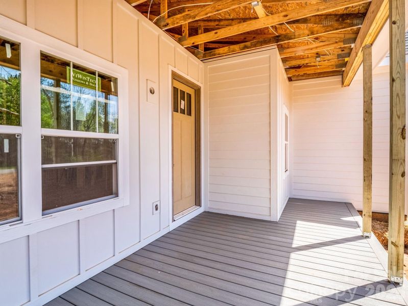 Exterior details and patio area of a home in , Rutherfordton (Image 4).