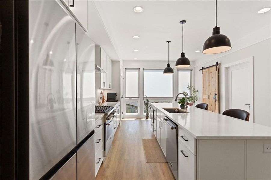 Furnished interior view inside a new home in , Atlanta (Image 32).
