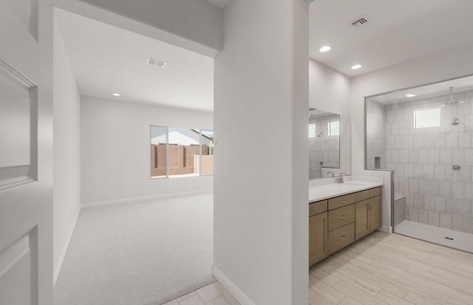 Furnished interior view inside a new home in Artisan at Asante, Surprise (Image 18).