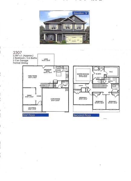 Elevation and Floor Plan