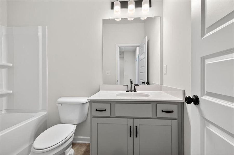 Furnished interior view inside a new home in Franklin Manor, Lawrenceville (Image 9). Furnished interior view inside a new home in Franklin Manor, Lawrenceville (Image 9).