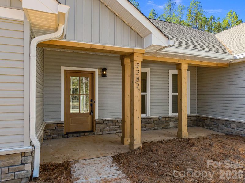 Exterior details and patio area of a home in , Lincolnton (Image 4).