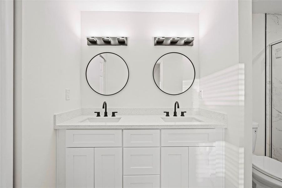 Furnished interior view inside a new home in , Okeechobee (Image 8).