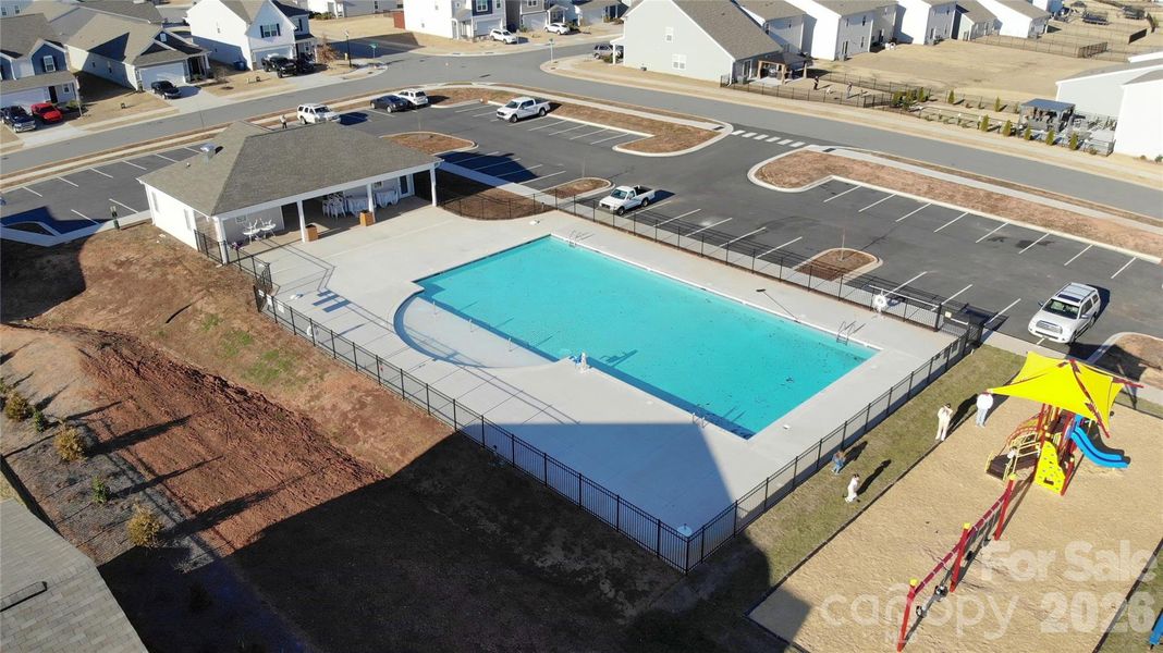 Legacy Ridge Playground and Pool amenities area