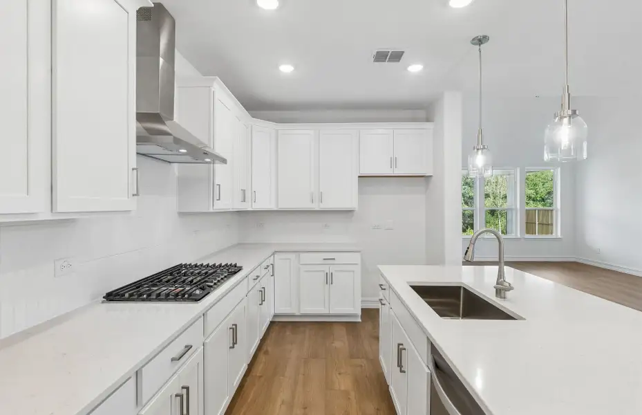 Furnished interior view inside a new home in Creekview Meadows, Pilot Point (Image 6).