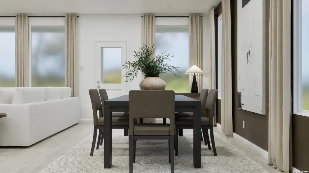 Furnished interior view inside a new home in Brookmill, San Antonio (Image 30).