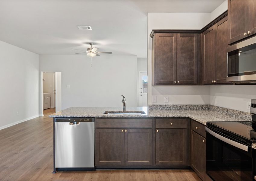Representative furnished interior of a home built from the Orchid by LGI Homes in Southaven, Hutchins (Image 5).