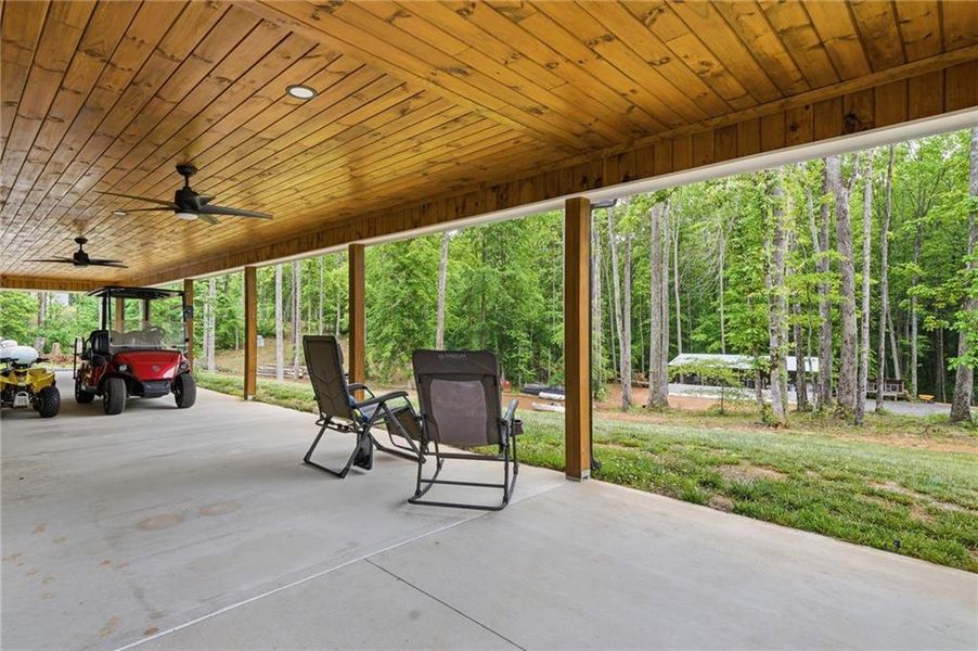 Exterior details and patio area of a home in , Ball Ground (Image 19).