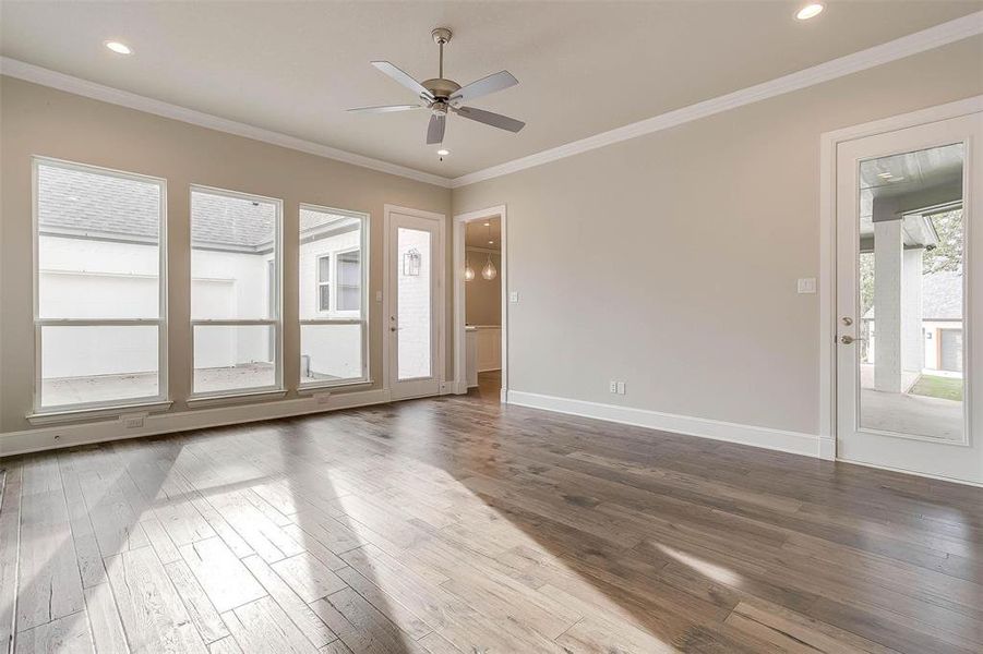 Spacious, unfurnished interior of a new home in Woodland Meadows, Fort Worth (Image 26). Spacious, unfurnished interior of a new home in Woodland Meadows, Fort Worth (Image 26).