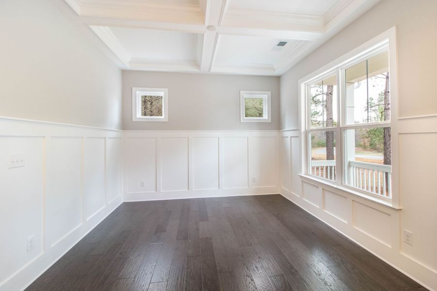 Representative unfurnished interior of a home built from the Pinehurst with 3rd Floor Retreat by Greybrook Homes in Edmunds Farm, Clover (Image 29).